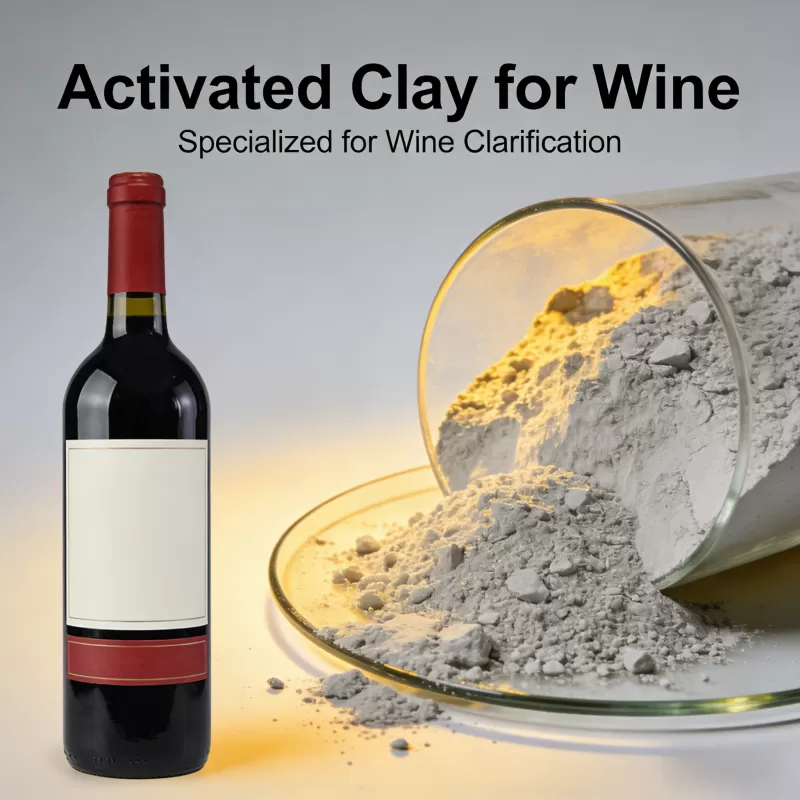 Bleaching Clay for Wine Clarification